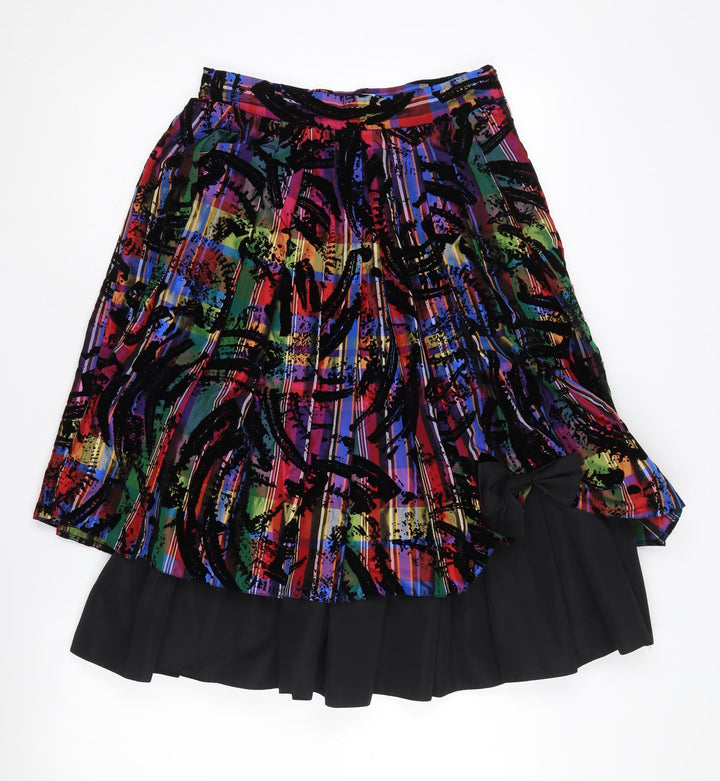 Brigitte Both Women's Multicoloured Pleated Skirt