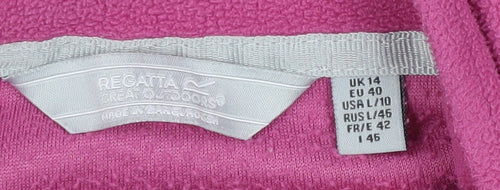 Regatta Women's Pink Fleece Pullover Sweatshirt, UK 14