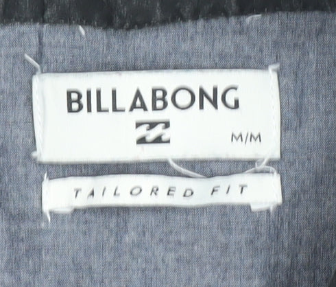 Billabong Men's Black Slim Fit Graphic Print Shirt