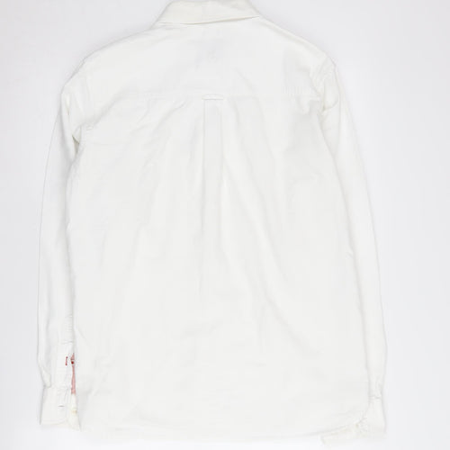 Fat Face Men's White Medium Button-Up Shirt