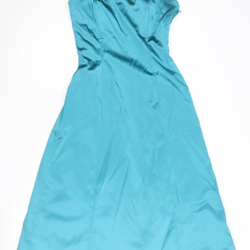 Coast Women's Blue Strapless Formal Dress Size 10