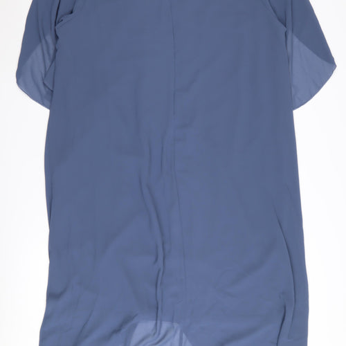 Hanna Nikole Women's Blue Sheath Dress Size 20