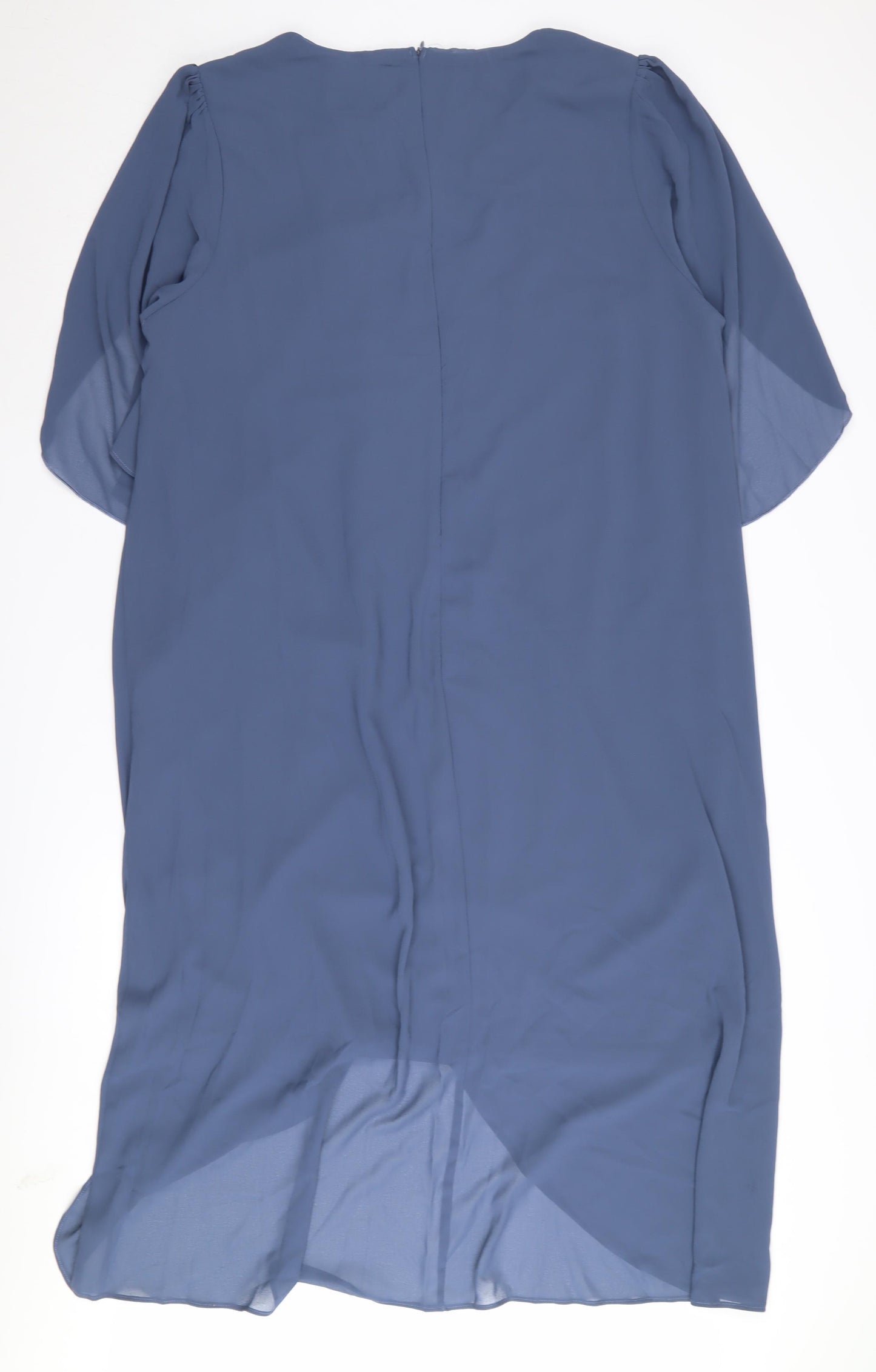 Hanna Nikole Women's Blue Sheath Dress Size 20