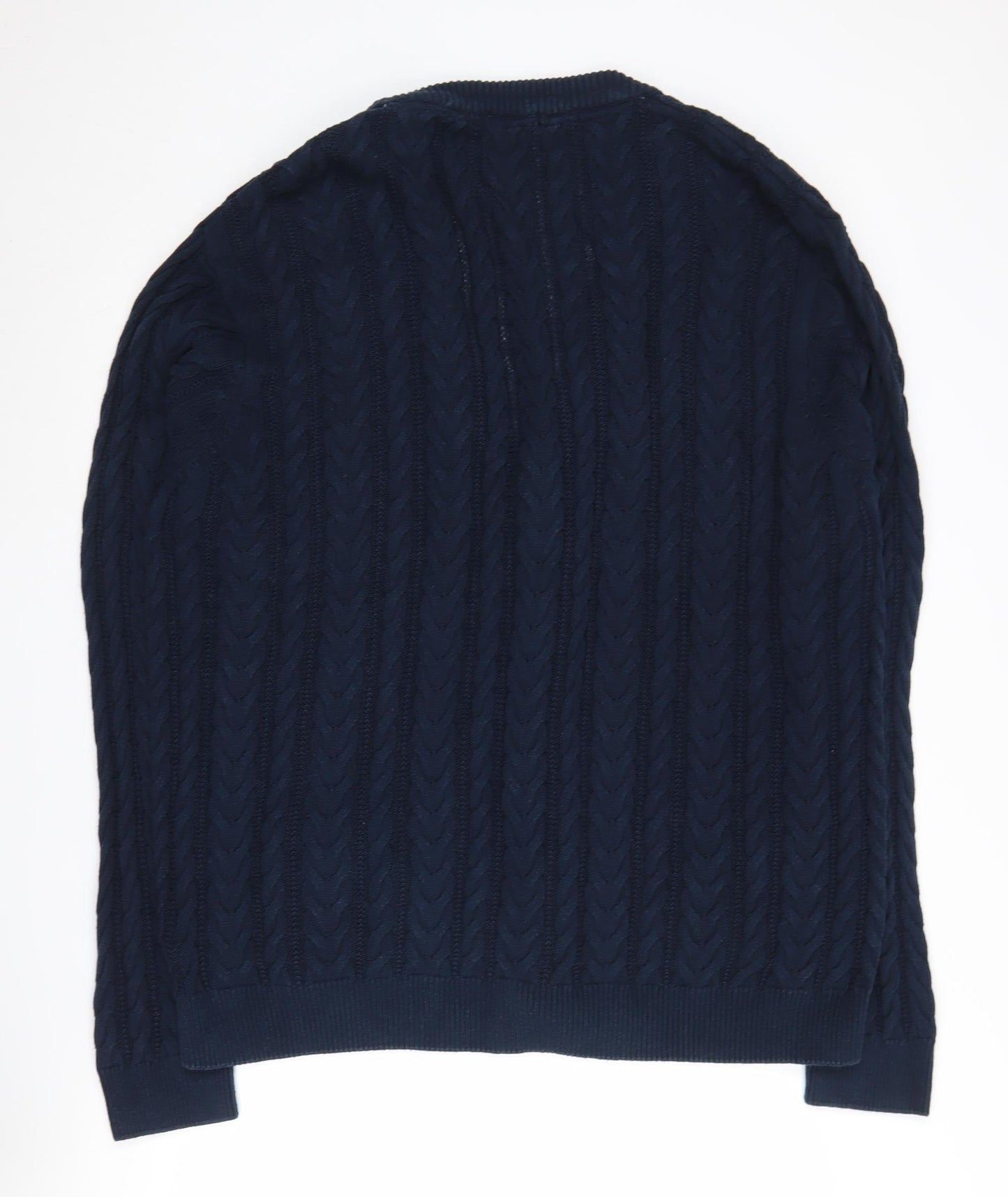 Cotton Traders Women's Blue Cardigan 3XL