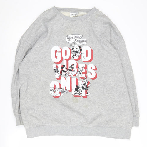 Disney Women's Grey Sweatshirt - M
