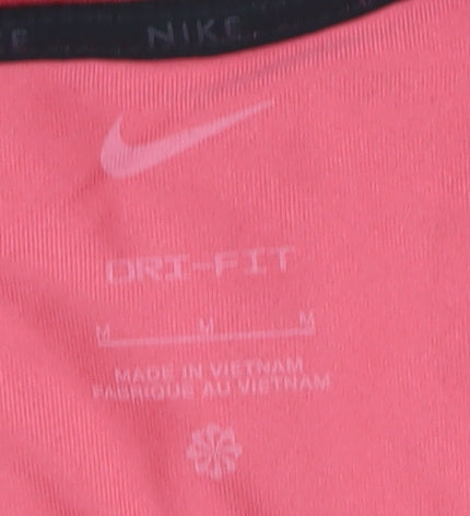 Nike Women's Pink Gym T-Shirt - Medium