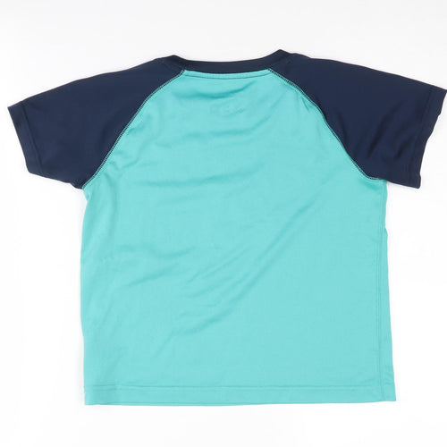 Nike Boys Blue Dri-Fit T-Shirt, Size 7, Activewear