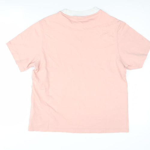 adidas Pink Women's Ringer T-Shirt Size 8