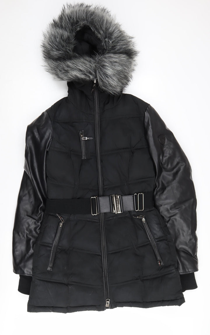 Sicily Clothing Women's Black Puffer Jacket L