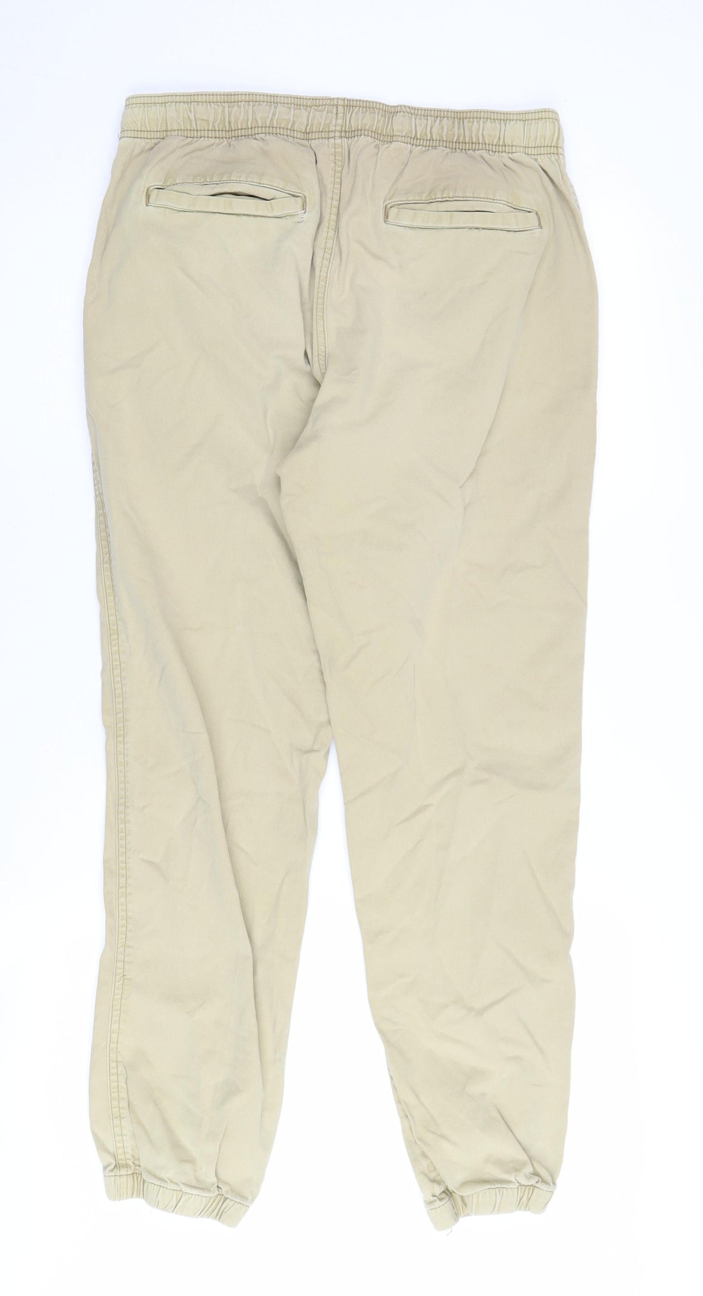 Old Navy Men's Beige Jogger Trousers, Size M