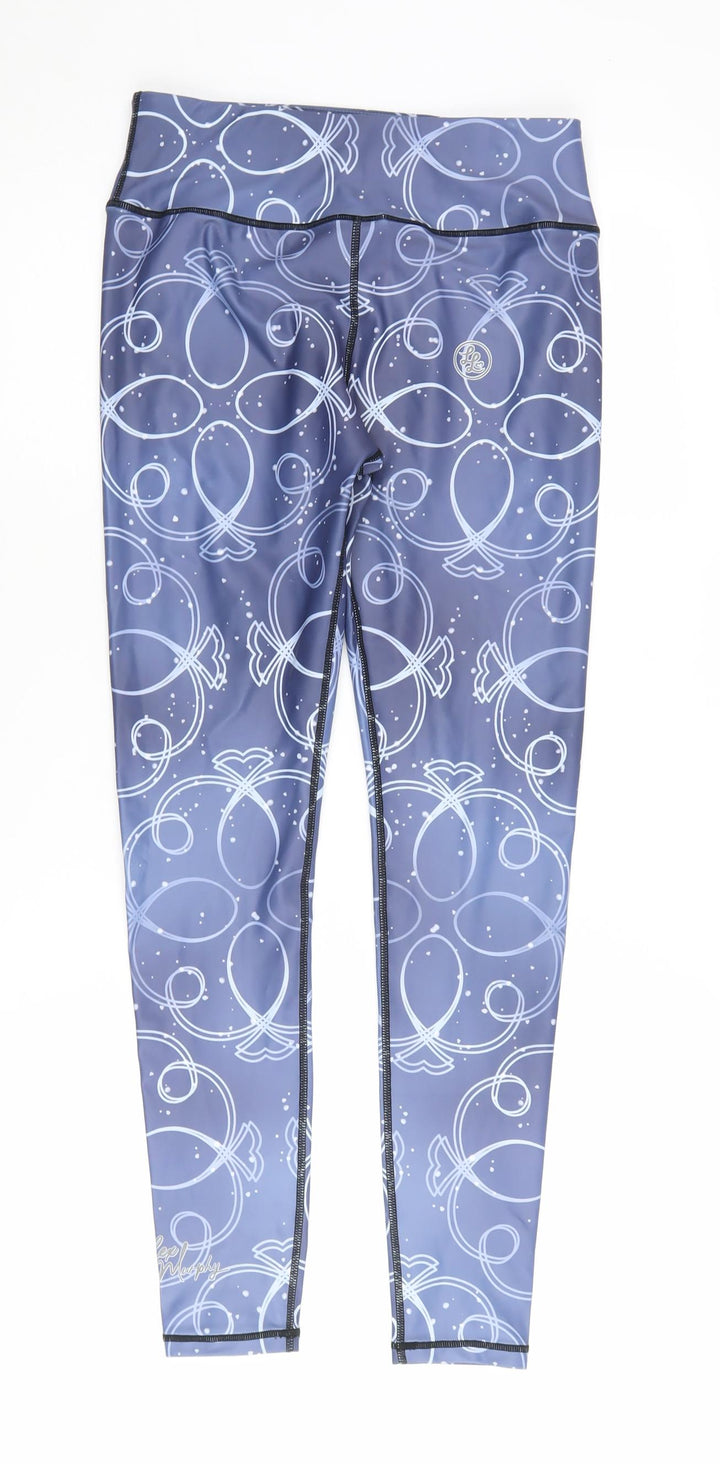Alex Murphy Women's Blue Geometric Ankle Leggings S