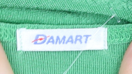 Damart Green Basic Women's Plus T-Shirt, Size 26