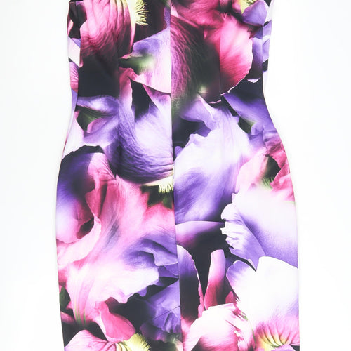 Roman Women's Multicoloured Floral Shift Dress Size 12