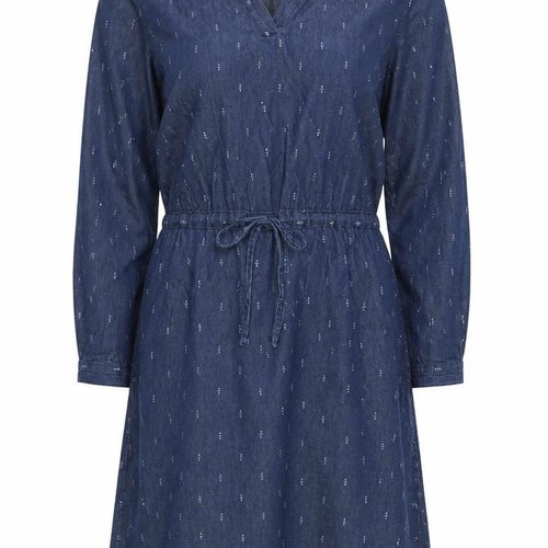 Avenue Women’s Blue Denim Shirt Dress Size 8