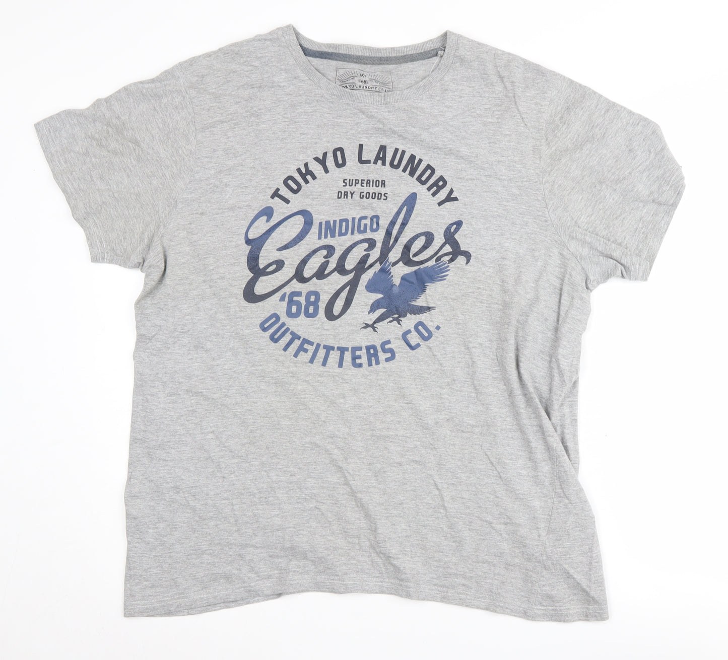 Tokyo Laundry Men's Grey XL Graphic T-Shirt