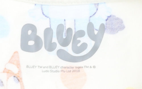 Bluey Girls Multicoloured T-Shirt Dress 3-4 Years