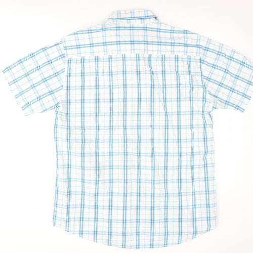 Lee Cooper Men's Blue Check Casual Shirt, Size L