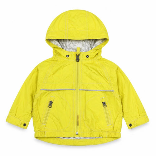 BabyGap Unisex Yellow Puffer Jacket, 6-12 Months, Hooded