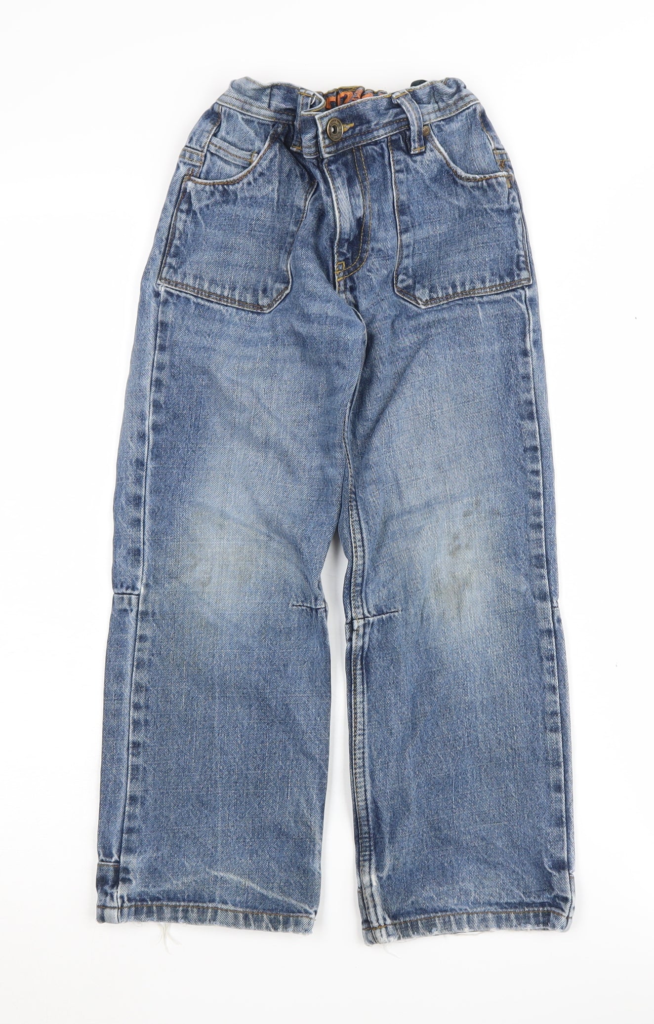 Debenhams Boys Blue Denim Jeans Age 7 Straight Fit