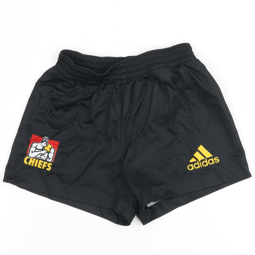 Adidas Boys Black Athletic Shorts 3-4Y - Lightweight Activewear