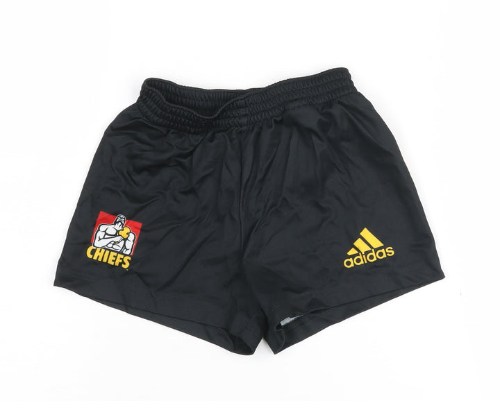 Adidas Boys Black Athletic Shorts 3-4Y - Lightweight Activewear