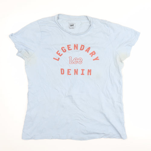 Lee Men's Blue M Graphic T-Shirt Regular Fit