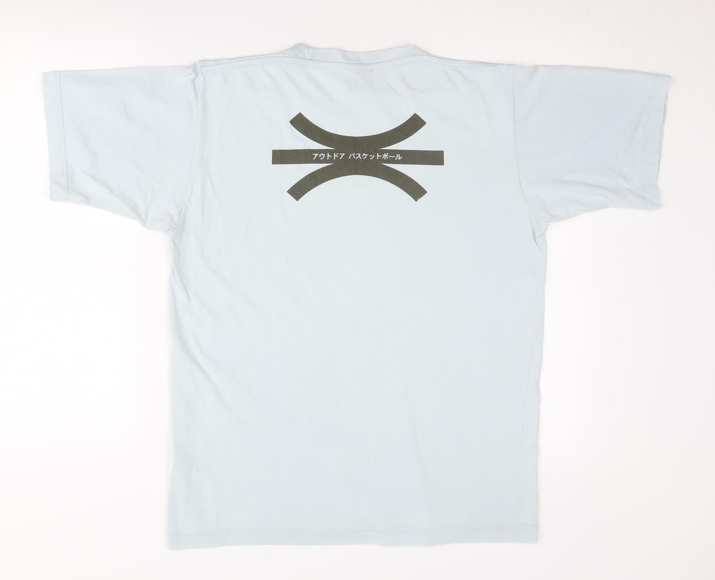 Nike Men's Medium Blue T-Shirt - Short Sleeve, Logo Accent