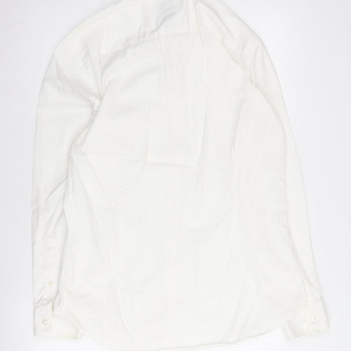 Daniel Hechter Men's White Slim Fit Shirt 15.5