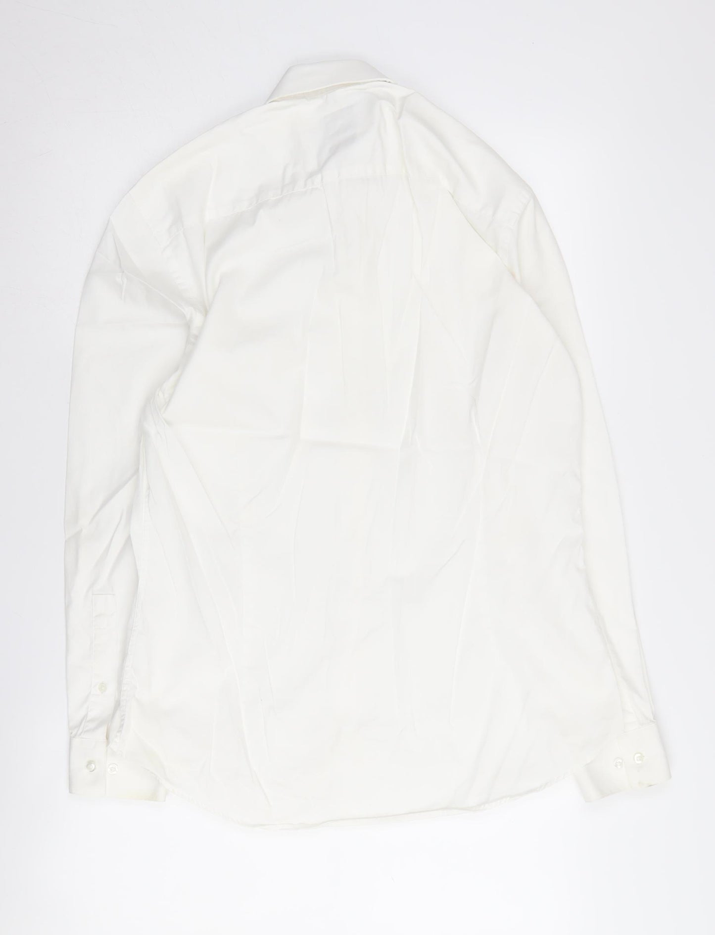 Daniel Hechter Men's White Slim Fit Shirt 15.5