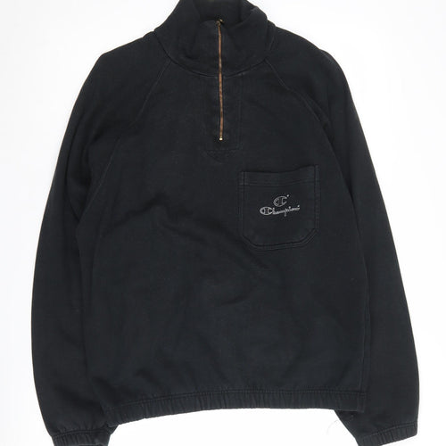 Champion Men's Black Medium Pullover Sweatshirt
