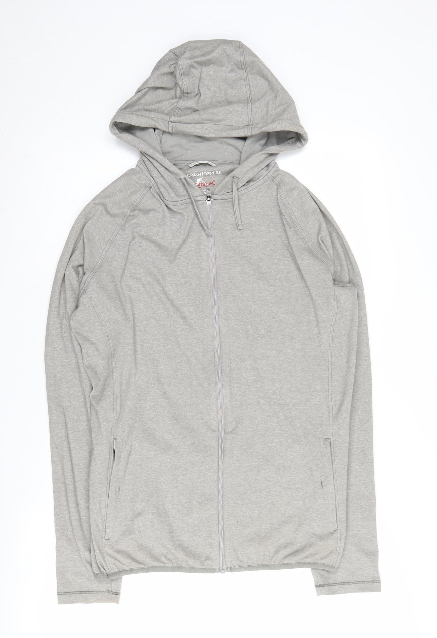 Craghoppers Women's Grey Full Zip Hoodie - L