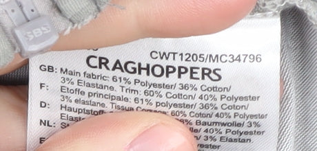 Craghoppers Women's Grey Full Zip Hoodie - L