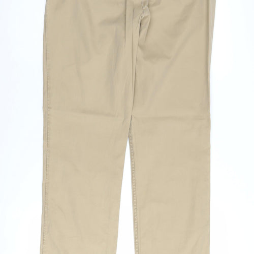 Tommy Hilfiger Women's Beige Chino Trousers Size 8