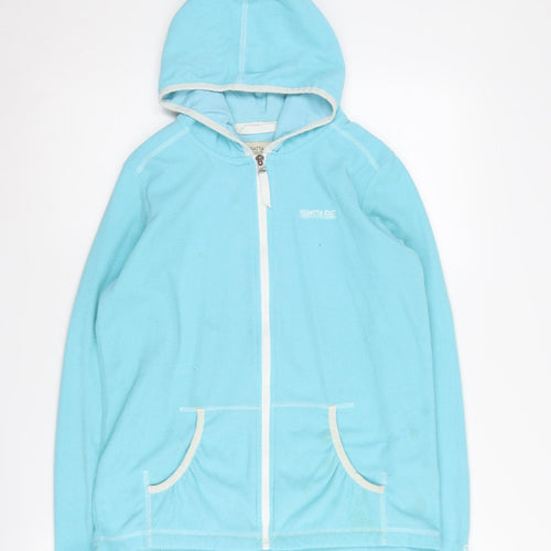 Regatta Blue Full Zip Unisex Hoodie - Size 12