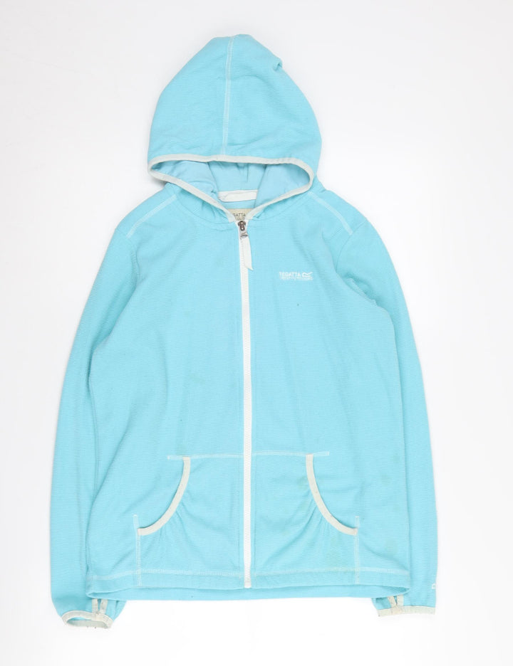 Regatta Blue Full Zip Unisex Hoodie - Size 12