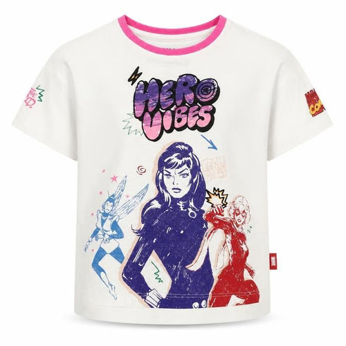 Marks and Spencer Marvel Graphic Girls' T-Shirt 2-3 Years