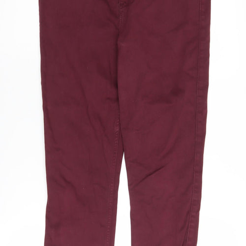 Abercrombie & Fitch Women's Red Slim Jegging Jeans Size 10