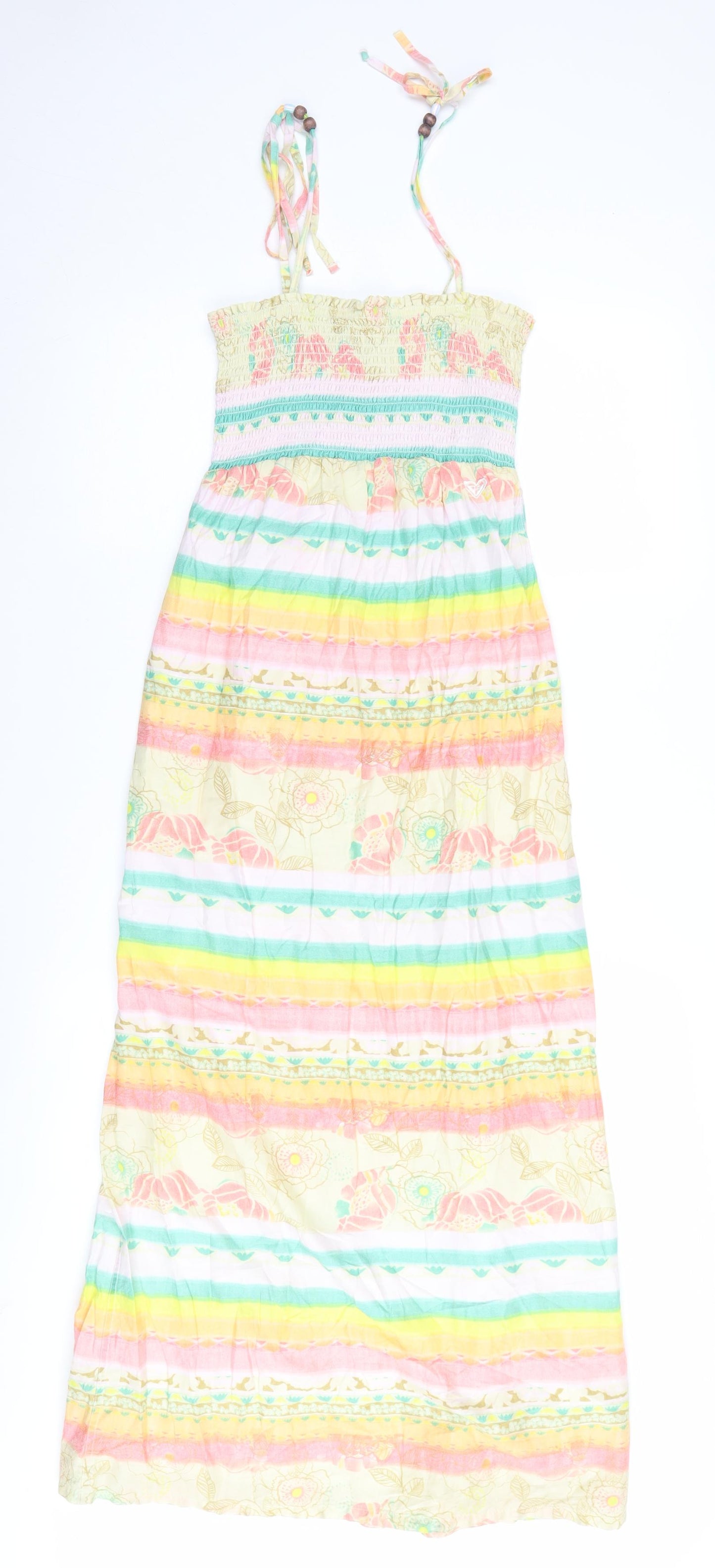 Roxy Women's Multicoloured Bohemian Long Dress M