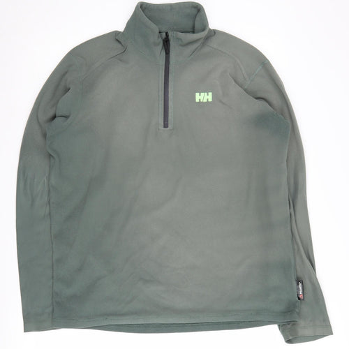 Helly Hansen Men’s Green Fleece Pullover Sweatshirt L