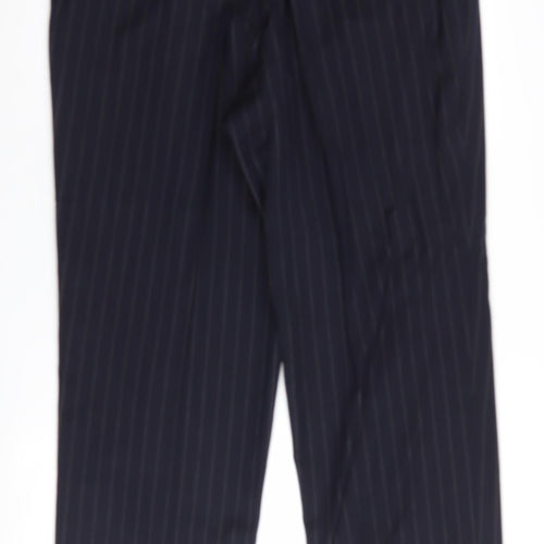 Jaeger Men's Blue Dress Pants 56L Pinstripe