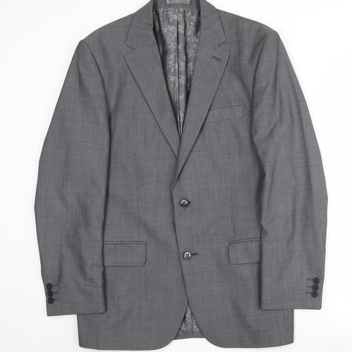 Pierre Cardin Men's Grey Regular Blazer, 38R