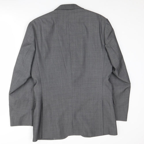 Pierre Cardin Men's Grey Regular Blazer, 38R
