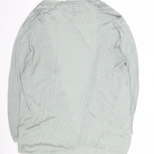 Laura Ashley Women's Green Cardigan Size 14