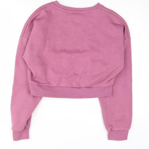 Sonneti Girls Pink Pullover Sweatshirt 12-13 Years Logo
