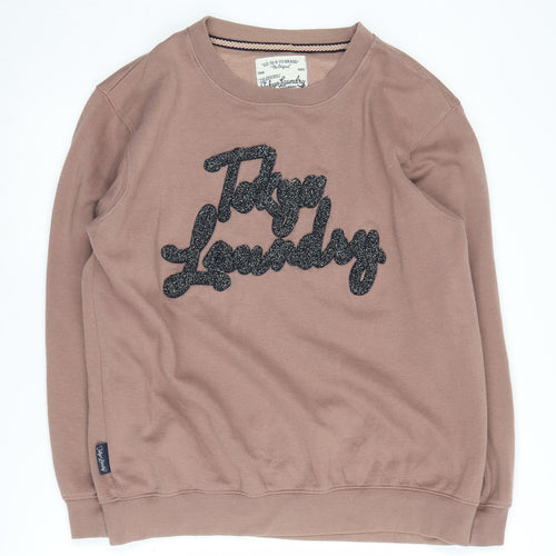Tokyo Laundry Women's Brown Pullover Sweatshirt L