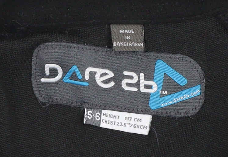 Dare 2b Boys Black Fleece Sweatshirt 5-6 Years