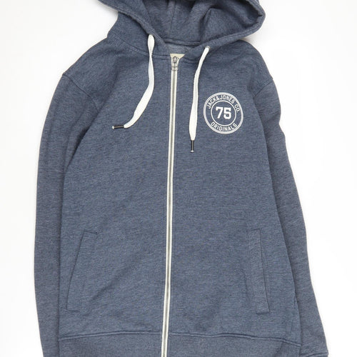 Jack & Jones Men's Blue Full Zip Hoodie M
