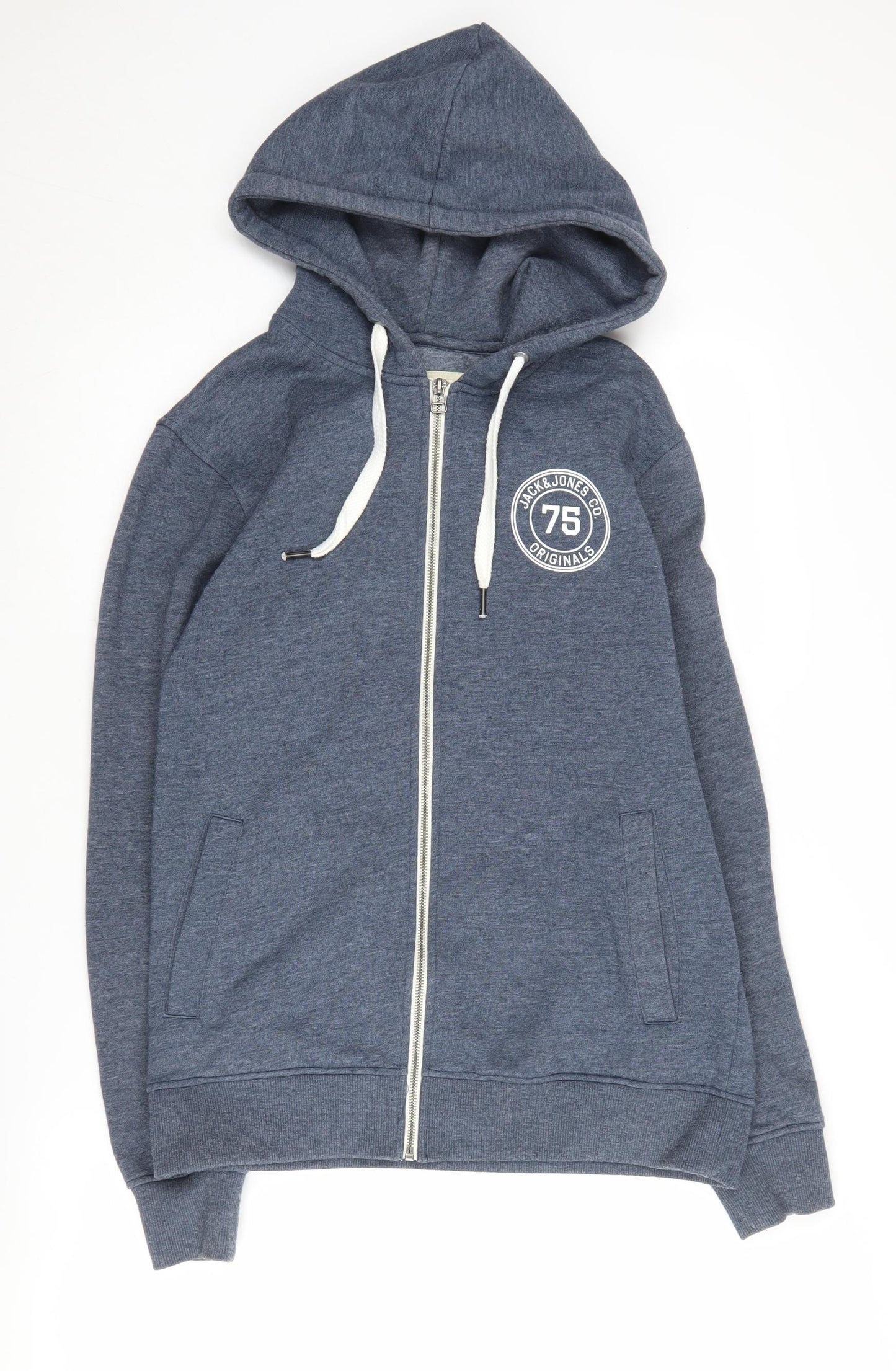 Jack & Jones Men's Blue Full Zip Hoodie M