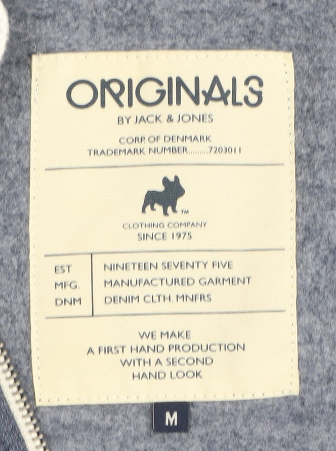 Jack & Jones Men's Blue Full Zip Hoodie M