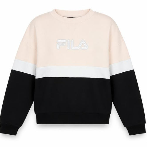 FILA Women's Colourblock Sweatshirt XS - Black/Beige
